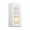 Luxury Lighting Vestry 13in. Ceramic Outdoor Wall Light, Paintable White Bisque 411-67-W-u/d-7-17 - alternate 2